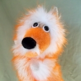 Лисичка,игрушка - перчатка.