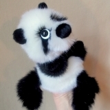 Крошка панда,игрушка - перчатка.