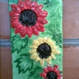 панно "Жгучие подсолнухи"