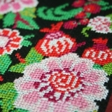 Обложка на паспорт "Петриковская роспись"