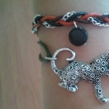 Браслет из кожаных шнуров "Сафари"