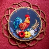 Петриковская роспись- лентами